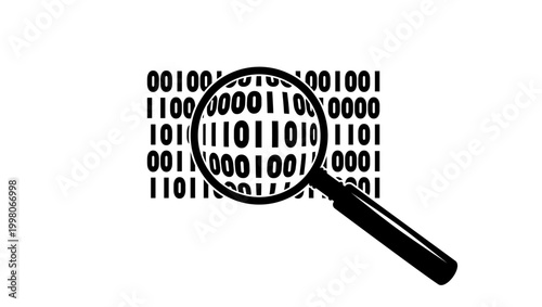 testing app symbol, black vector silhouette