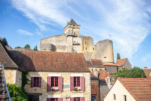 The medieval fortress of Château de Castelnaud in the Dordogne Valley