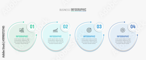 Vector infographic label design with circle infographics template design and 4-5-6 options or steps. Can be used for process diagram, presentations, workflow layout, banner, flow chart, info graph.