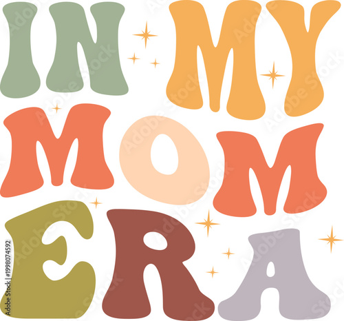 Retro "In My Mom Era" Graphic