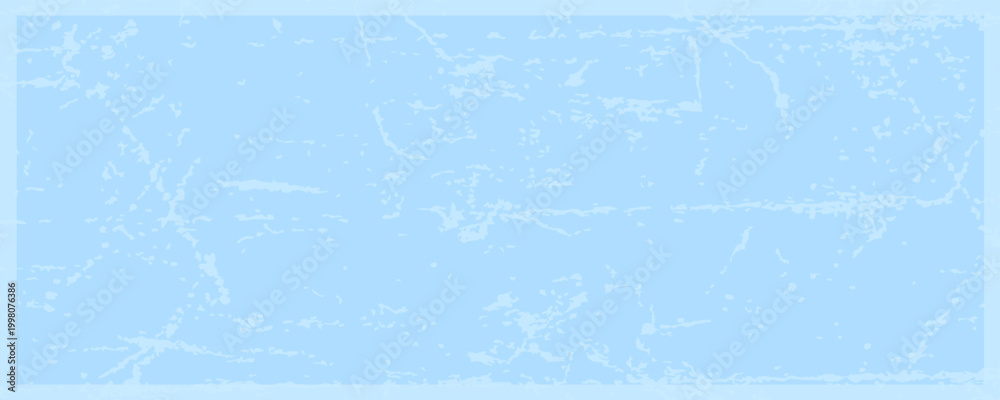 Obraz premium Scratch ice surface texture. Light blue icy background with skate traces, cracks, scratches. Rough winter sport rink backdrop. Frozen lake or pond water wallpaper with dots, spot and lines. Vector