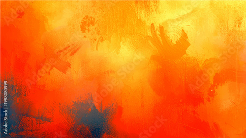 Vector Vibrant  color blend, strokes of passion, a radiant symphony of hues, evocative abstraction.