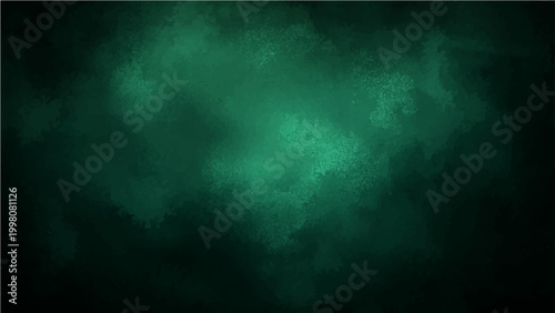 Vector Abstract emerald hue background evokes depth and mystery. Swirling, ethereal clouds lend atmosphere to this captivating backdrop, hinting at untold stories. 