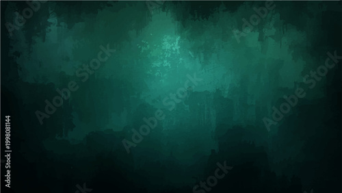 Vector Abstract grunge turquoise backdrop exudes raw artistic vibe, with intricate strokes, shades, creating captivating depth, textures.
