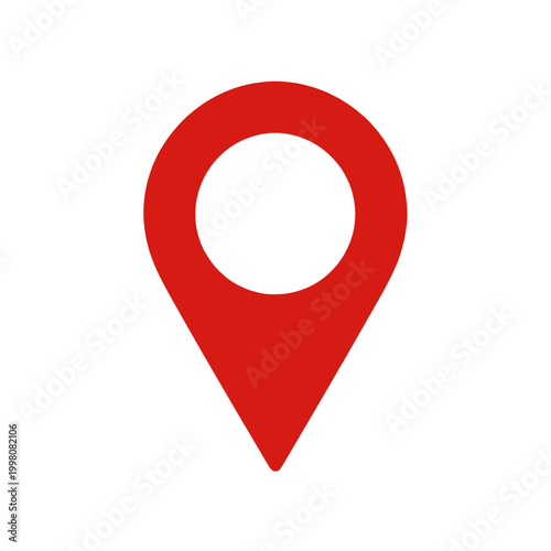 Red Location Pin Icon with Black Center Free Download Red Location Pin Icon with Black Center - GFXLoad