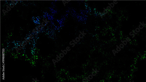 Vector Abstract nebulous cosmic expanse vivid streaks emerald, azure, suggestive infinite possibilities. Captivating interplay of color texture.