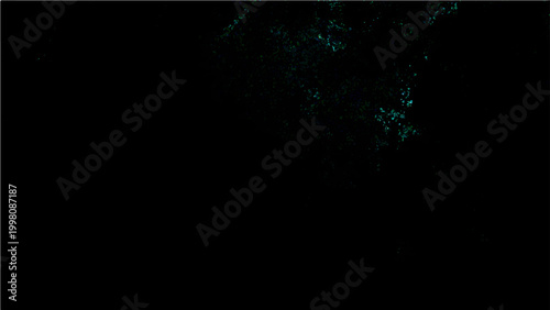 Vector Abstract Mysterious luminescence floating amidst fathomless void, enigmatic teal patterns conjuring intrigue sense of infinite.