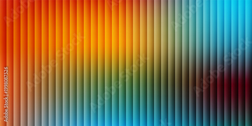 Grainy background glowing blurred color flow banner poster cover design, noise texture pattern. Refracted Glass Gradient Effect. Ribbed glass morphism texture.