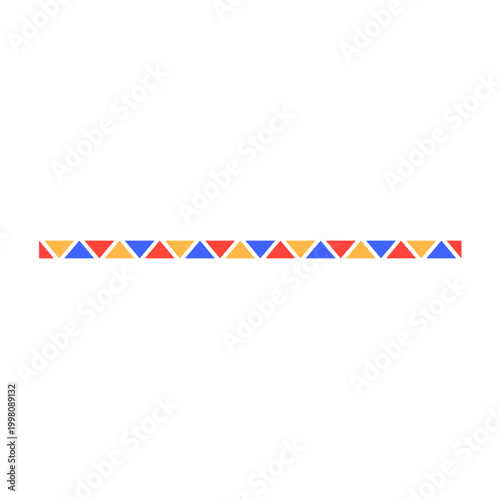April fools day Border Divider. Vector illustration 