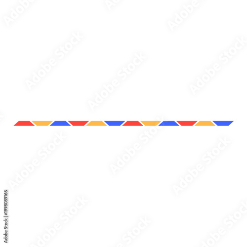 April fools day Border Divider. Vector illustration 