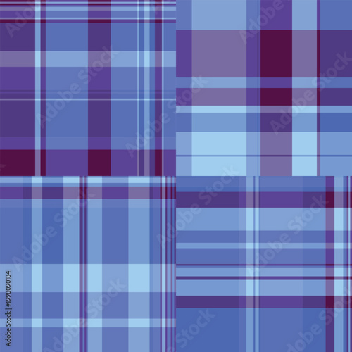 Plaid collection perfect for daily outfits, including tops, skirts, dresses, and tunics. Seamless patterns bring timeless style.