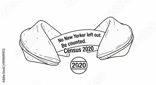 Fortune cookies promoting census participation for New Yorkers in 2020