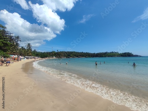 Schilderij op canvas Hiriketiya beach, Sri Lanka