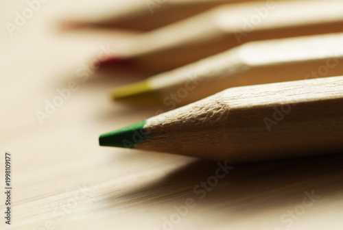 Back to school. School concept. close up of pencils. Background. Education. 