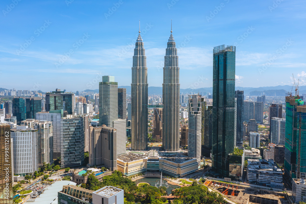 Obraz premium Landscape of Kuala Lumpur city skyline