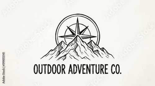 Outdoor adventure company logo design.