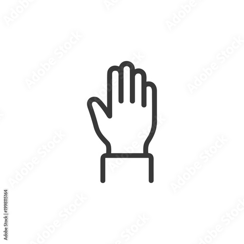 Stop Hand Icon