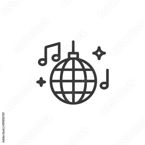 Disco Ball Music Icon
