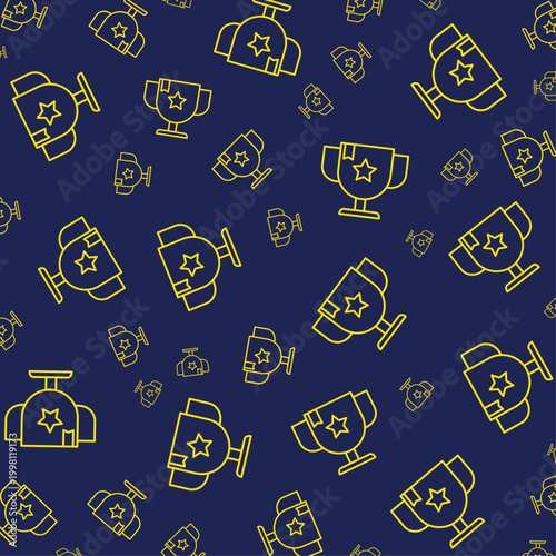 Trophy prize stunning element trendy design vector Illustration colorful background