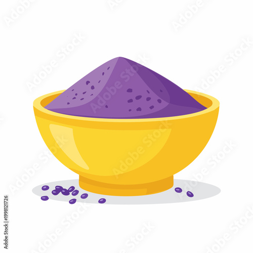 Bowl of Purple Powder