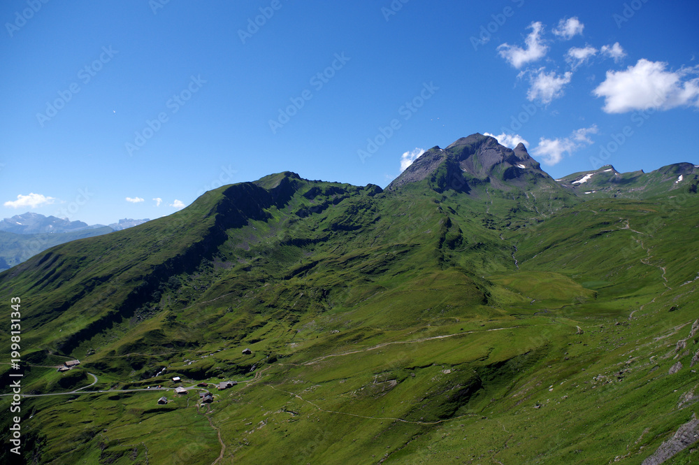 Fototapeta premium First Cliff Walk, Grindelwald, Suisse