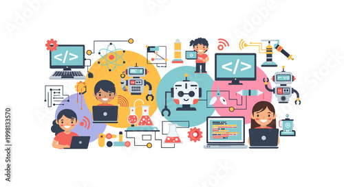 A stylized illustration depicting a pensive woman with a digital network overlay, conveying innovation, introspection, and modern connectivity. Suitab