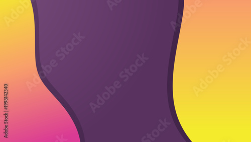 Abstract wavy purple gradient background