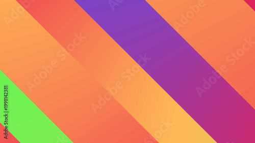 Abstract colorful diagonal gradient stripe background