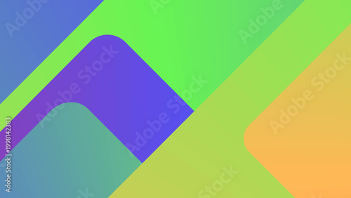 Abstract colorful gradient mountain background