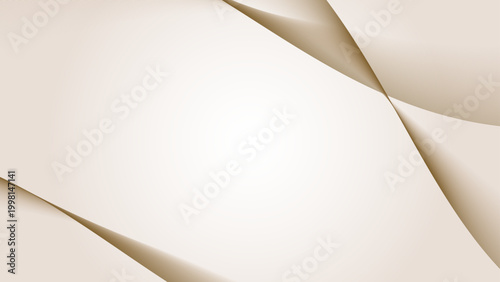 流れるイメージのゴールドの曲線背景