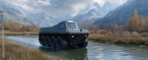 Conquering wild terrain and waterways thrills in a reliable versatile amphibious machine