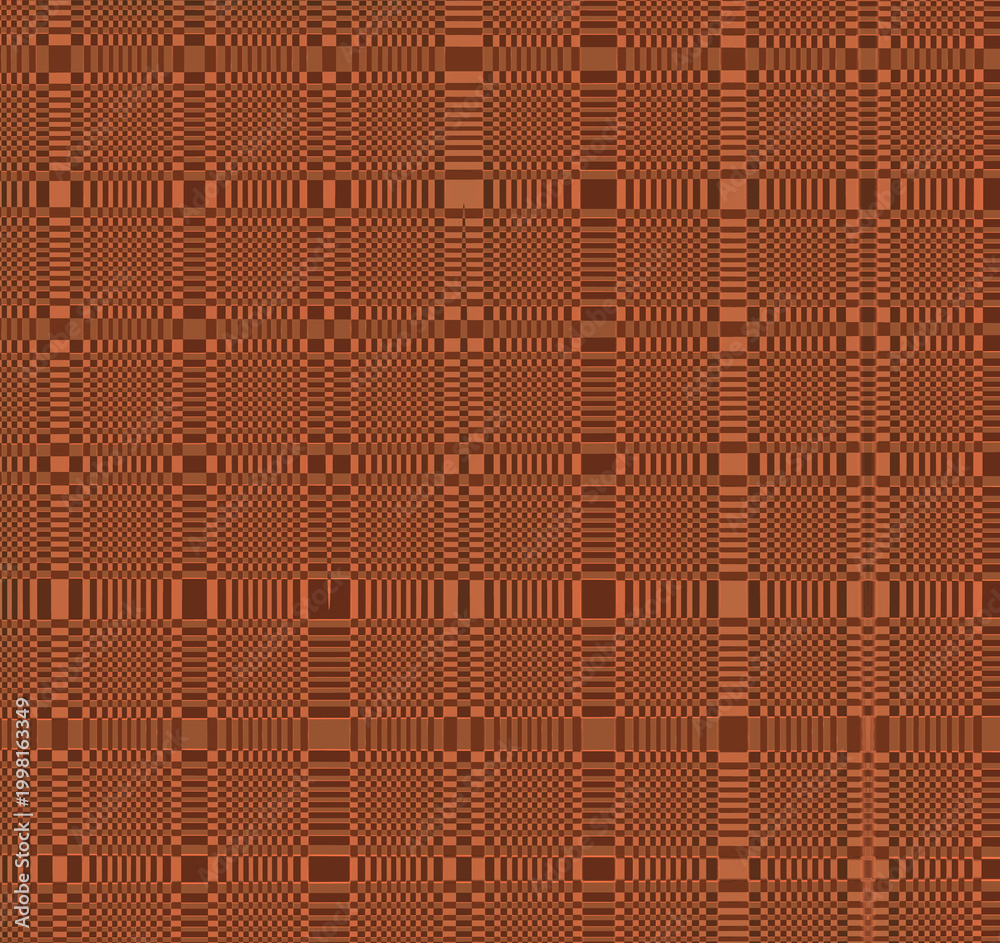 Fototapeta premium Abstract background with a square geometric pattern in a brown hue