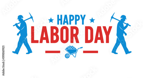 vector text graphic holiday symbol labor design day illustration happy