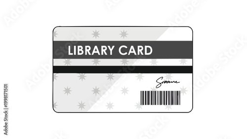 Library Card for Accessing Books and Resources | Digital Membership ID