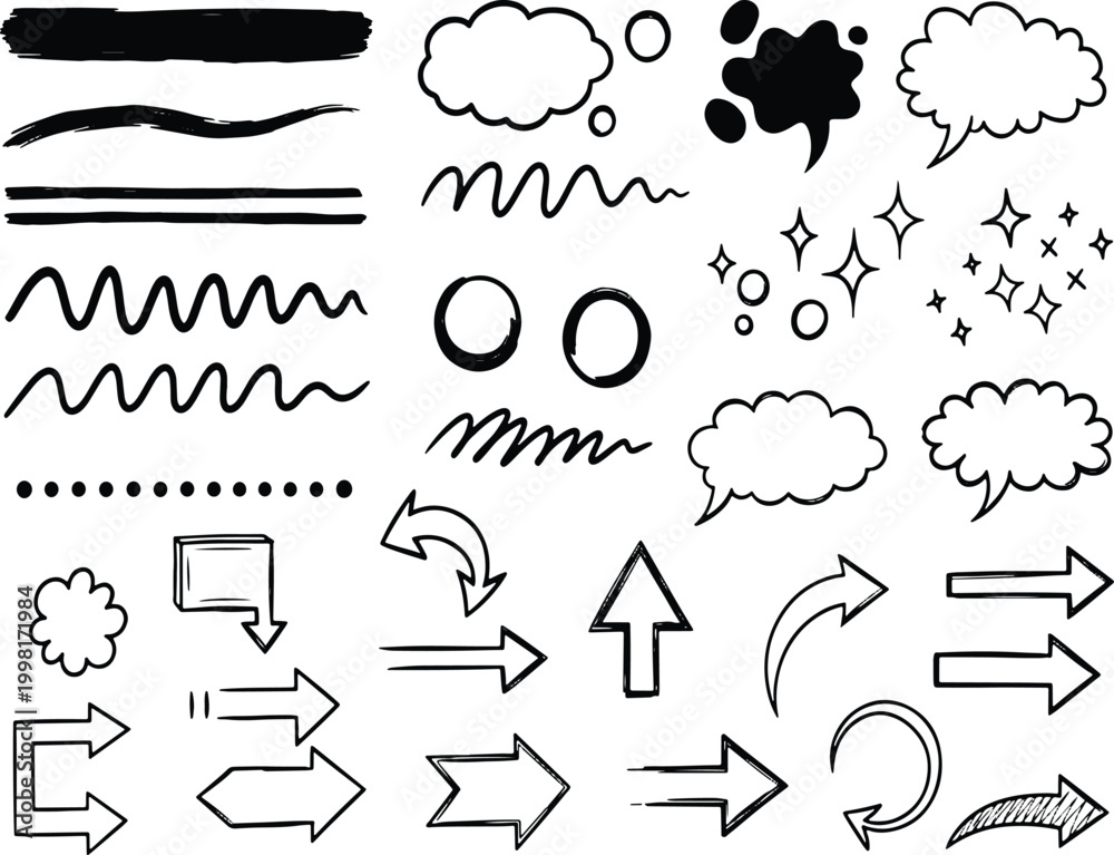 Wall Mural Creative Toolkit: An assortment of handcrafted graphic elements for visual storytellers and designers