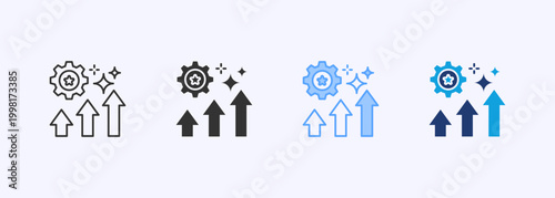 Enhance Icon Set Multistyle Various Collection Element For Design