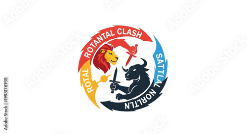 Lion vs Bull Emblem: Rotantal Clash, Sattal Norltin Logo