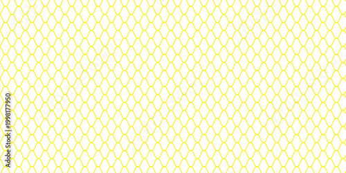 Mesh texture for fishing nets gold color gradient. Seamless pattern for sportswear or soccer goal, volleyball net, basketball hoop