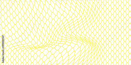 Mesh texture for fishing nets gold color gradient. Seamless pattern for sportswear or soccer goal, volleyball net, basketball hoop. abstract background vector.