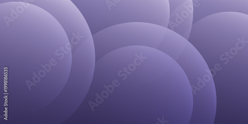 Abstract purple background with overlapping circles and soft lavender gradient for elegant modern design modern illustration