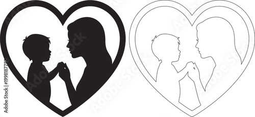 Vintage Mom Fuel typography emblem, Powered by Coffee and Chaos quote vector, retro shield badge with ribbons and stars for t-shirt design