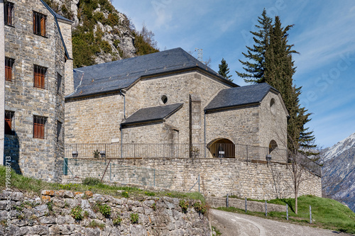 Tramacastilla de Tena is a Spanish town belonging to the municipality of Sallent de Gallego, in the Alto Gállego, province of Huesca, Aragon.