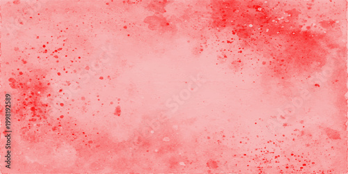 Abstract red watercolor background with splashes and textures, conveying a sense of artistic expression and creative energy.