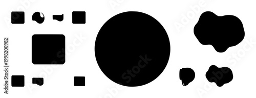 Solid black icon, white background: filter icon set with simple line art design featuring simple design, minimalist, black and white with illustrations and graphics