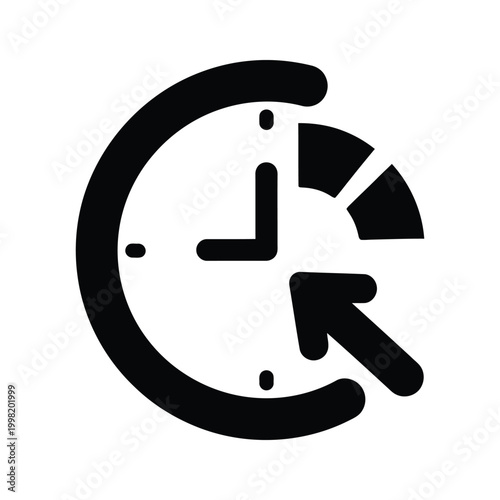 Broken clock showing time 10:10 with missing pieces