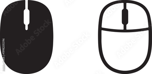 Modern mouse click cursor set with arrow and hand pointer icons for UI web design projects vectoreps