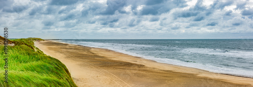 Sandstrand an der Wetsküste von Dänemark
