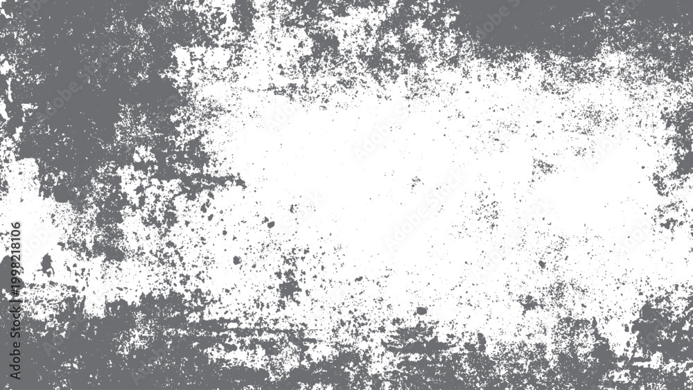 Obraz premium Vintage black and white dirty surface texture with cracks scratches and abstract grunge pattern vector design