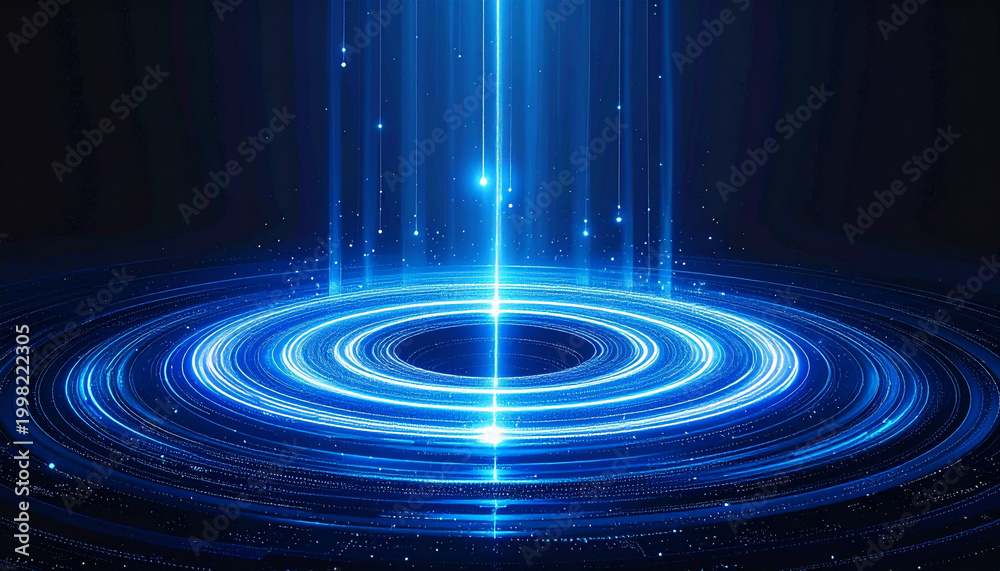 Fototapeta premium Abstract energy vortex digital design