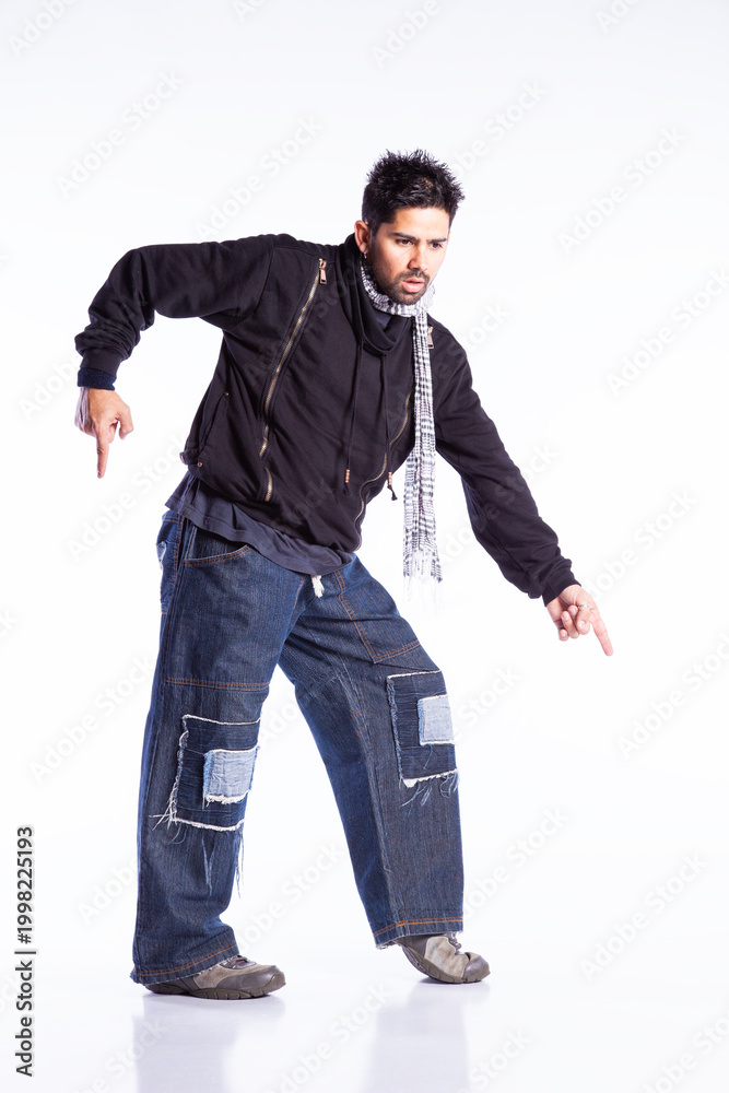 Naklejka premium Hip hop dancer